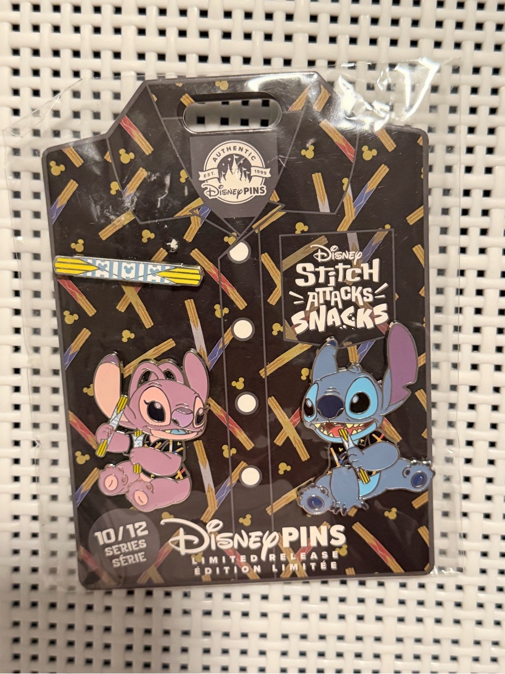 Stitch Attacks Snack Pin Set #10 out of 12 Churro/October